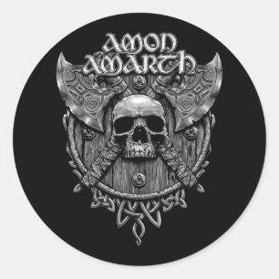 Adesivo Design Legal de Amon Amarth, Banda do crânio da Ci