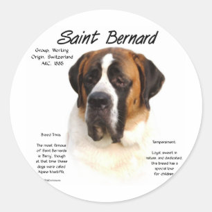 Adesivo Design (liso) da história de St Bernard
