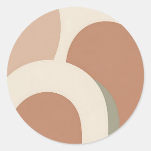 Adesivo Design Minimalista Abstrato Boho Arco