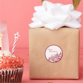 Adesivo Design Minimalista de Mesa Feliz Natal Personaliza