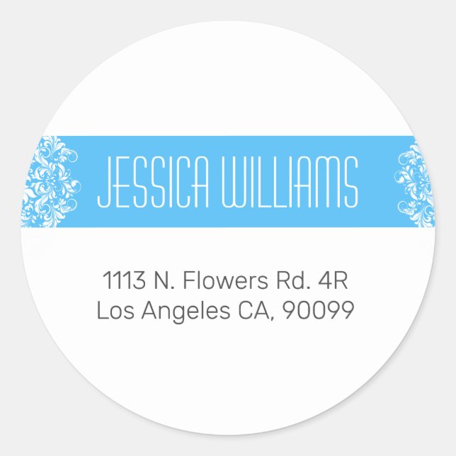 Adesivo Design moderno com sotaque vintage (Frente)