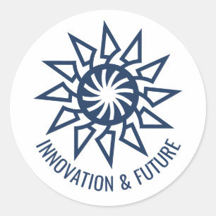 Adesivo design Moderno de Explosão Solar Geométrica