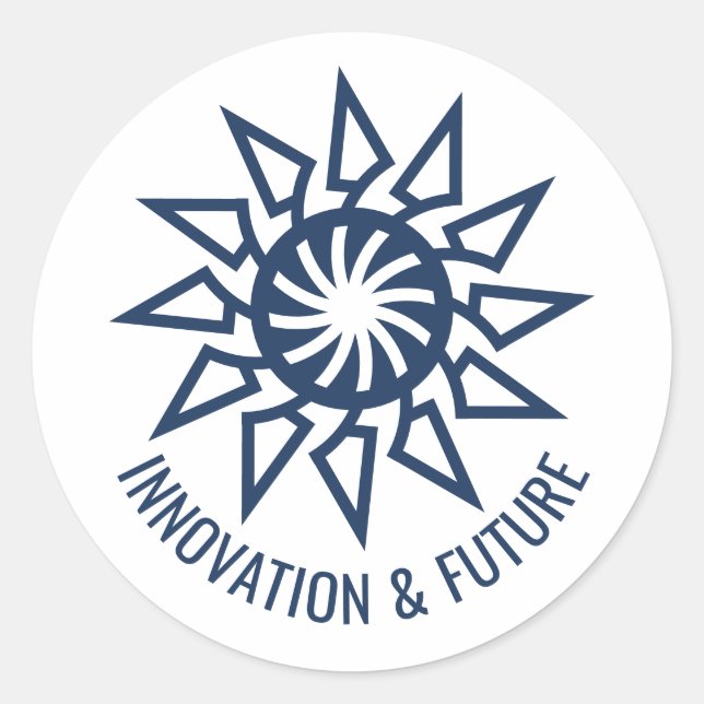 Adesivo design Moderno de Explosão Solar Geométrica (Frente)