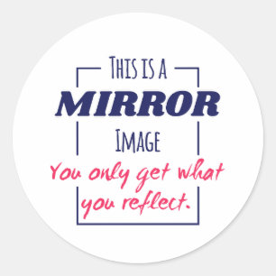 Adesivo Design Motivacional de Mentalidade de Reflexo no E