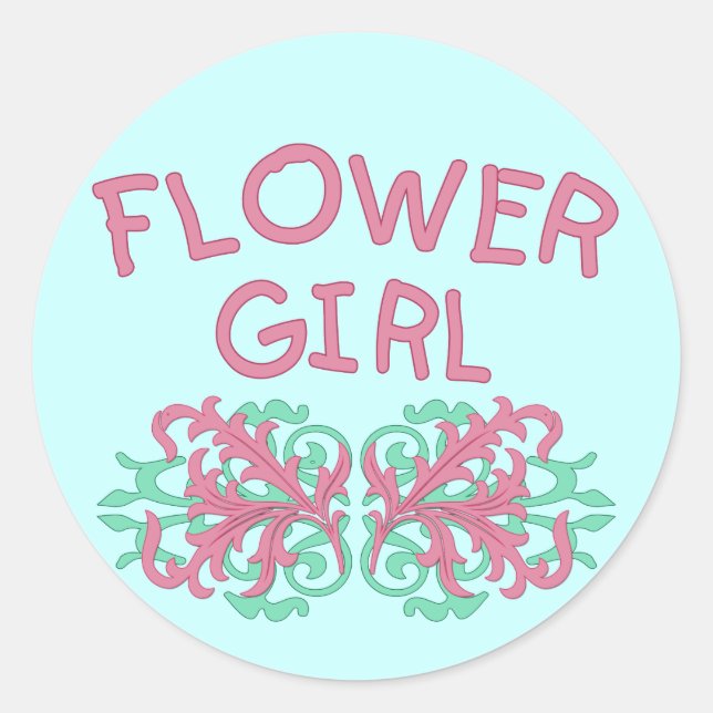 Adesivo Design nº 2 da Flower Girl (Frente)