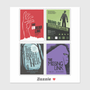 Adesivo Design Nightmares - posters de filmes de terror de