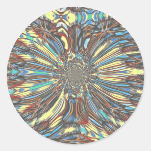 Adesivo Design óptico Pop de arte urbana africana Edgy