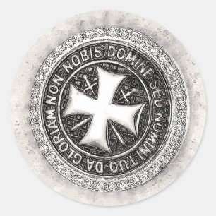 Adesivo Design Personalizado De Cruzamento Medieval De Cav