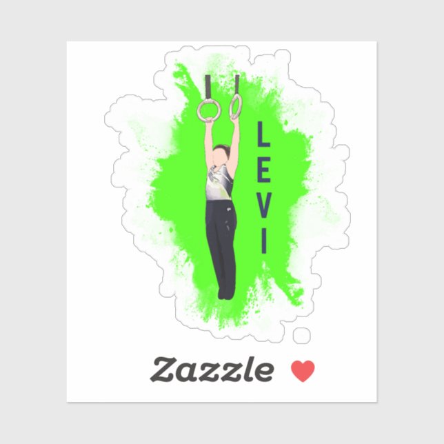 Adesivo Design personalizado para Emily Richter - Levi (Folha)