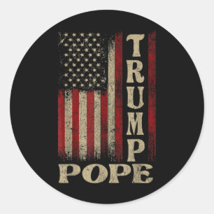 Adesivo Design Pope Trump Tee