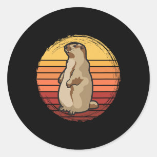 Adesivo Design Pôr do Sol da Marmota Para Amantes de Marmo