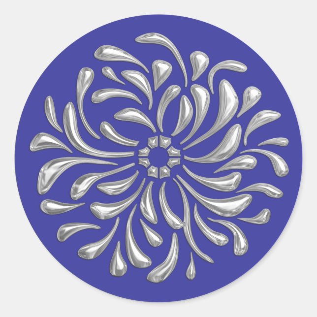 Adesivo Design prata em qualquer cor (Frente)