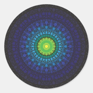 Adesivo Design preto da mandala