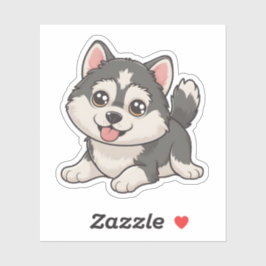 Adesivo Design Pup Rouco Adorável do Rouco Kawaii Cute