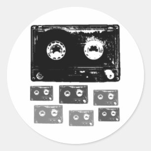 Adesivo Design retro da música!