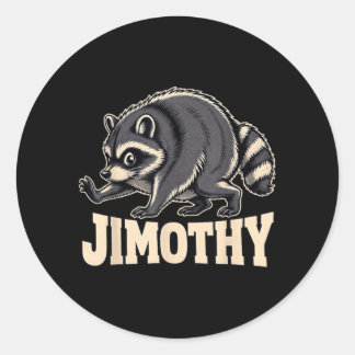 Adesivo Design Retro dos Anos 80 do Jimothy Raccoon