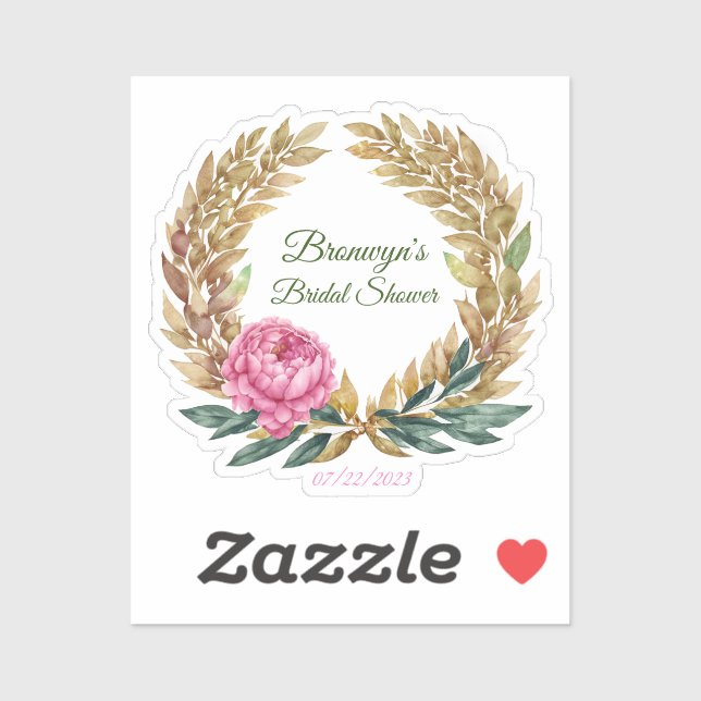 Adesivo Design Romântico (Folha)