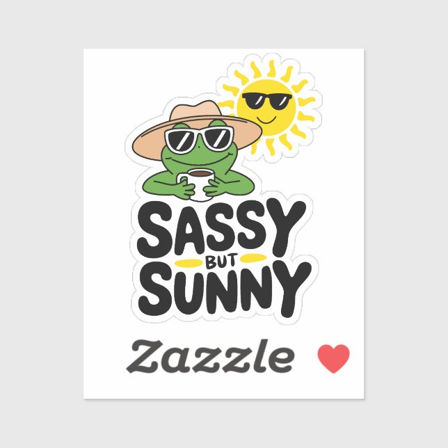 Adesivo Design Sassalto, mas ensolarado, de Sapo (Folha)