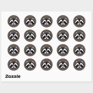Adesivo Design Simple Raccoon