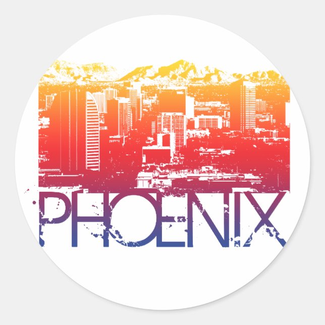 Adesivo Design Skyline Phoenix (Frente)