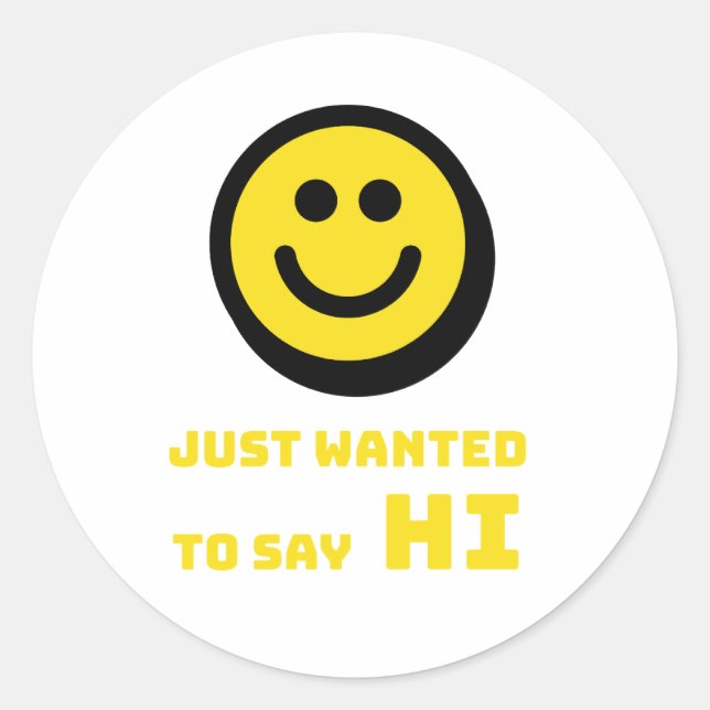 Adesivo Design sorridente (Frente)