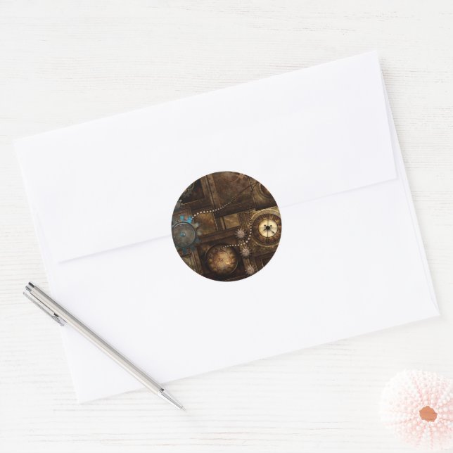 Adesivo Design Steampunk (Envelope)