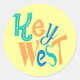 Adesivo Design tipográfico do divertimento de Key West (Frente)