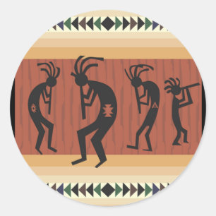 Adesivo Design tribal de Kokopelli