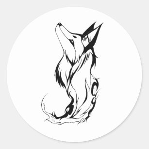 Adesivo Design tribal do tatuagem do Fox