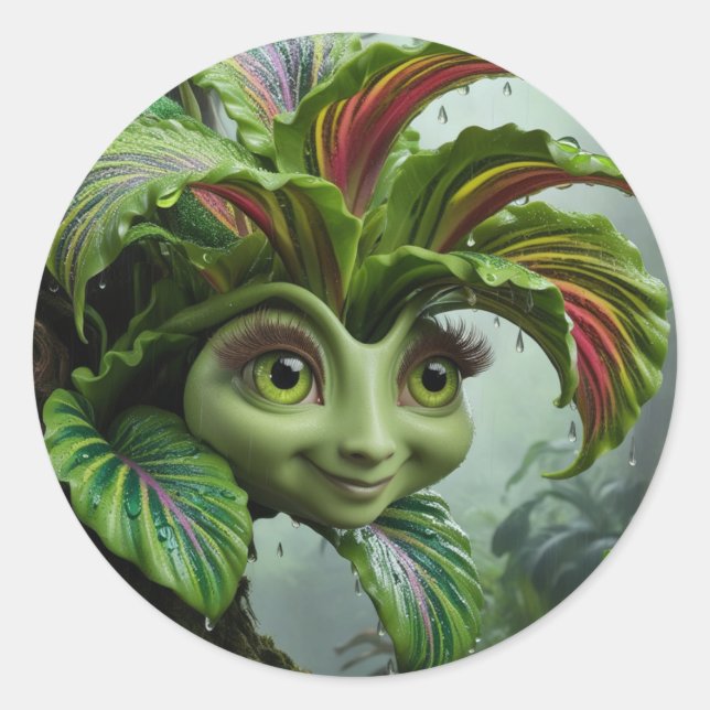 Adesivo Design tropical (Frente)