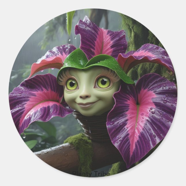 Adesivo Design tropical (Frente)