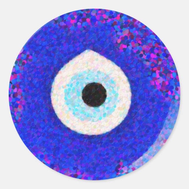 Adesivo Design turco do olho mau de Nazar (Frente)