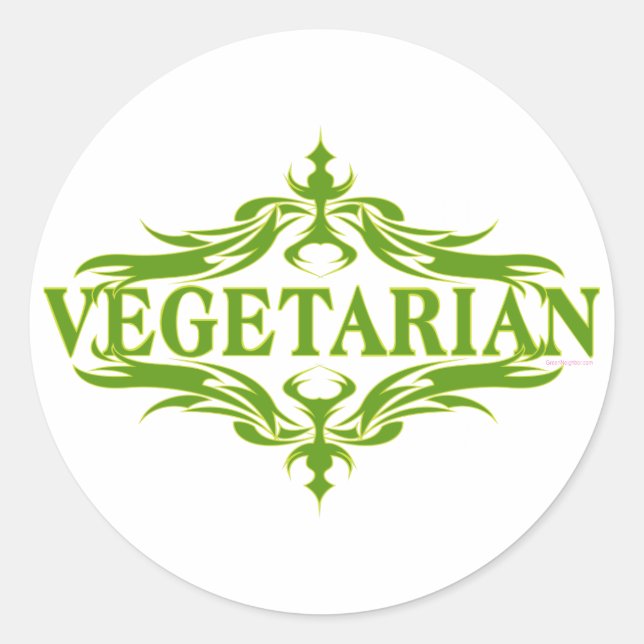 Adesivo Design vegetal bonito (Frente)