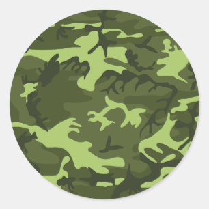 Adesivo Design verde da camuflagem do exército