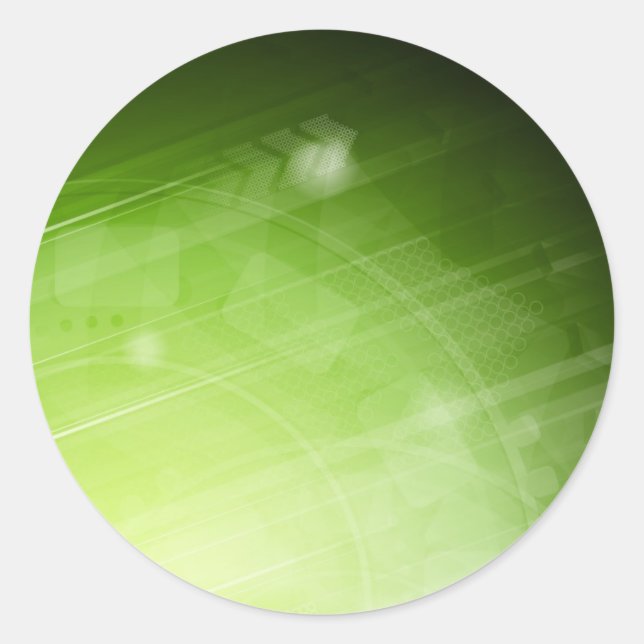 Adesivo Design verde no estilo high-tech (Frente)