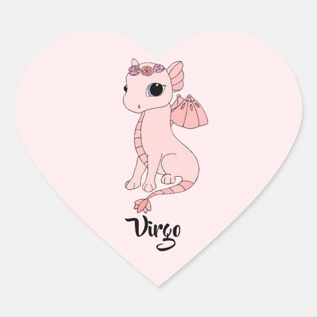 Adesivo design zodiodíaco de gira-branca do Virgo  (Frente)