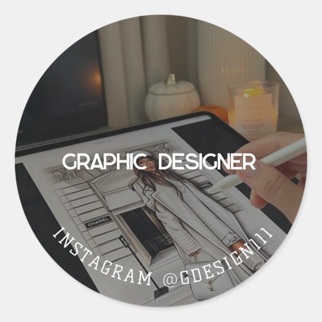 Adesivo Designer de gráficos (Frente)