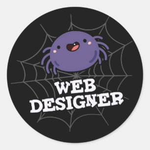 Adesivo Designer de web Engraçado Aranha Engraçado Aranha