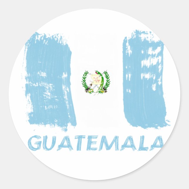 Adesivo Designs de granja da Guatemala (Frente)