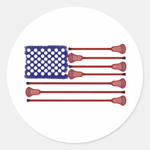 Adesivo Designs de Lacrosse AmericasJogo2 Sticker