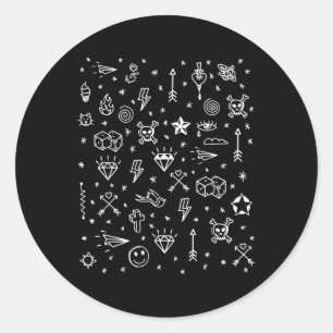 Adesivo Designs de Tatuagem Americana Flash, Tradicional