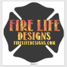 Adesivo DESIGNS DE VIDA DE INCÊNDIO - logotipo 1