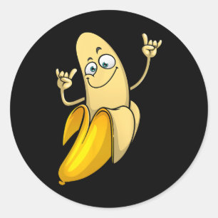 Adesivo Designs Engraçados De Banana Para Homens Frutas Lo