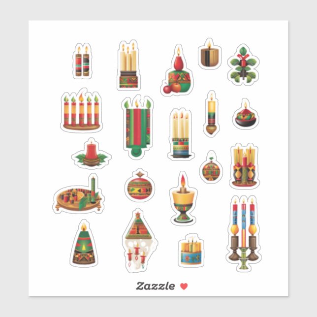 Adesivo Designs Kwanzaa Vinhetas De Vinilo De Corte Person (Folha)