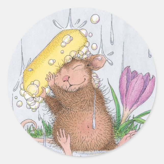 Adesivo Designs para mouse doméstico® - Boa diversão limpa (Frente)