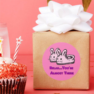 Adesivo Deslizadores bonitos, confortáveis do coelho de