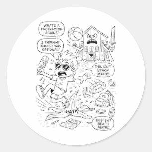 Adesivo Deslizando Para O Modo Escolar - Carro Cerebral De