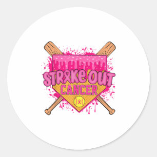 Adesivo Desmarque a Hom do Softball do Guerreiro do Cancer