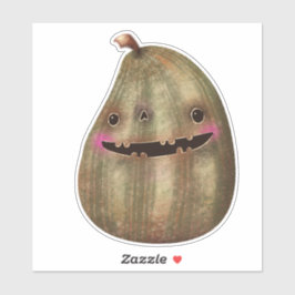 Adesivo Desorte de Dia das Bruxas Bonito Chocante