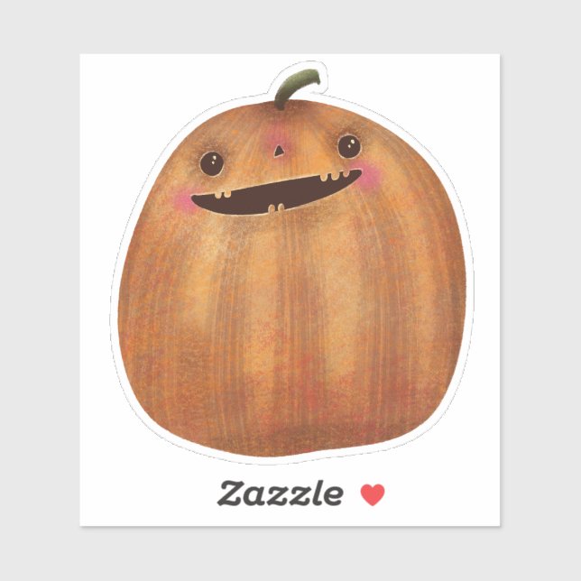 Adesivo Desorte de Dia das Bruxas Bonito Chocante (Folha)